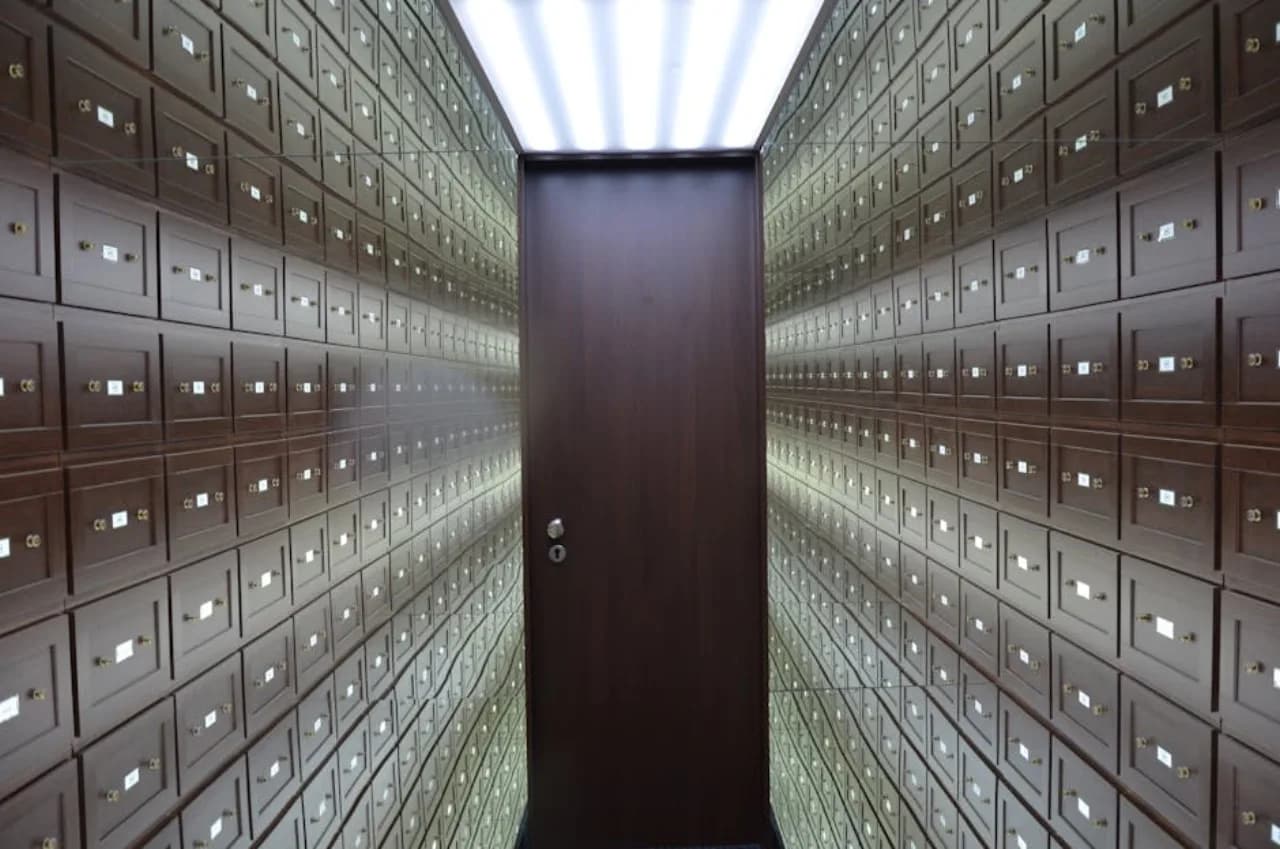Blast and bullet-resistant commercial door at a Canadian secure facility entrance