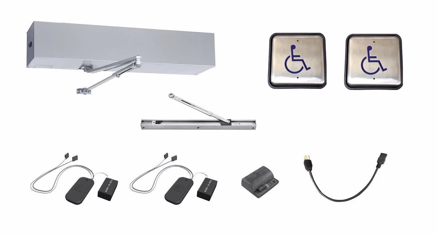 Commercial door hardware and operator components for Canadian industrial doors